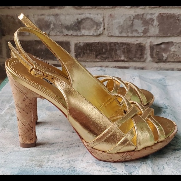 Schutz gold sandal - Picture 5 of 9